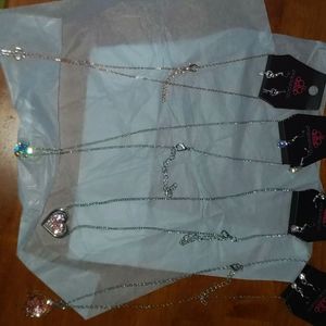 New short style paparazzi danity necklaces 4 lot